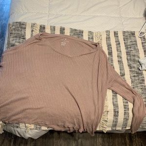 American Eagle long sleeve “soft and sexy” blouse